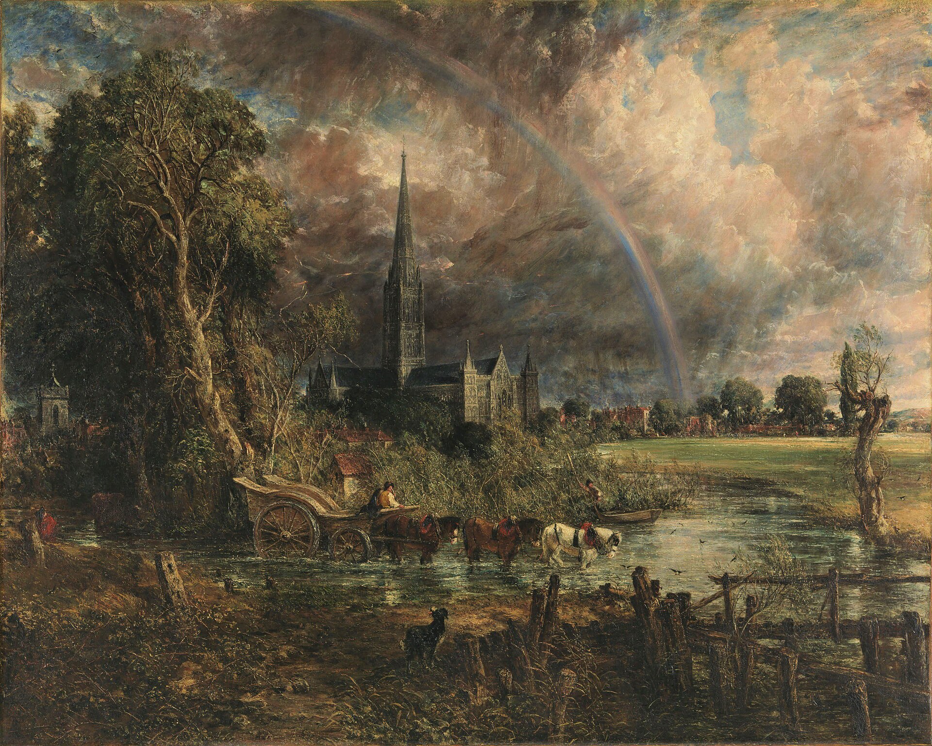 Salisbury Cathedral from the Meadows